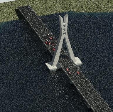 Nuroy06's tweet photo. Sometimes ago,  I modelled the #lekki-ikoyi #cablestayed #bridge . The project took me up to a week. It was really challenging. Here is the result.
#Revit #AEC https://t.co/pWjbXIjAXZ