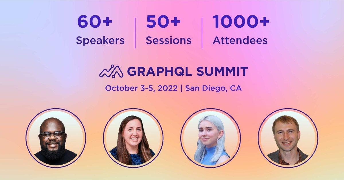 It’s the moment you've been waiting for… 🥁 🥁 🥁 

The 2022 #GraphQLSummit agenda is here! Check out the full speaker and sessions list, and register if you haven't already: bit.ly/3AongQH

See you in San Diego! 🏖️