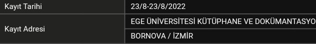 Kayıt için fazla zaman vermişsiniz yarısını geri alın #tercih2022