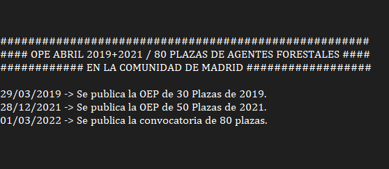 forestaltactico's tweet photo. Hoy recuerdo la INCOMPETENCIA de la CAM con los procesos selectivos a #AgentesForestalesCM 👮‍♂️🚔🇪🇸🦅

⚠️OEP 2017+18: +de 3AÑOS sin acabar
⚠️OEP 2019+21: 5 MESES y sin lista de admitidos

@Enrique_L_Lopez @mjestebanr @CarlosNovilloPi @IdiazAyuso 

LOS OPOSITORES ESTAMOS HARTOS 💀⏲️ https://t.co/gGEzHmqQo7