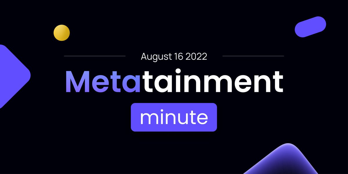 saakuru_labs's tweet photo. Weekly #Metaverse news by #MetatainmentMinute is here! Realistic Avatars in Metaverse, Cuban’s Metaverse snub and other news that meta...

Thought of the week: The only thing that doesn’t change is you 🧐

Newsletter👉 https://t.co/P14fgYEacM
Sign-up👉 https://t.co/xa0GRQp10S https://t.co/EYcRQTfags