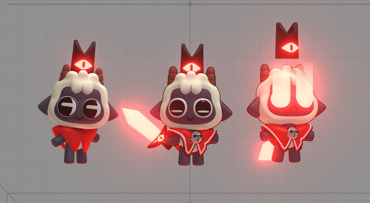 Here's some more of my favourite cult leader :)
#CultoftheLamb #Blender3d #3d