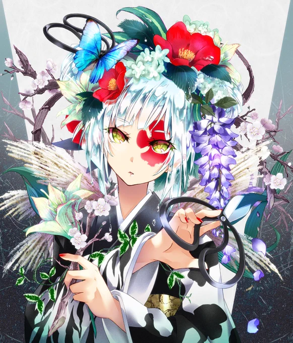 生け花#EIZOイラストコンテスト 