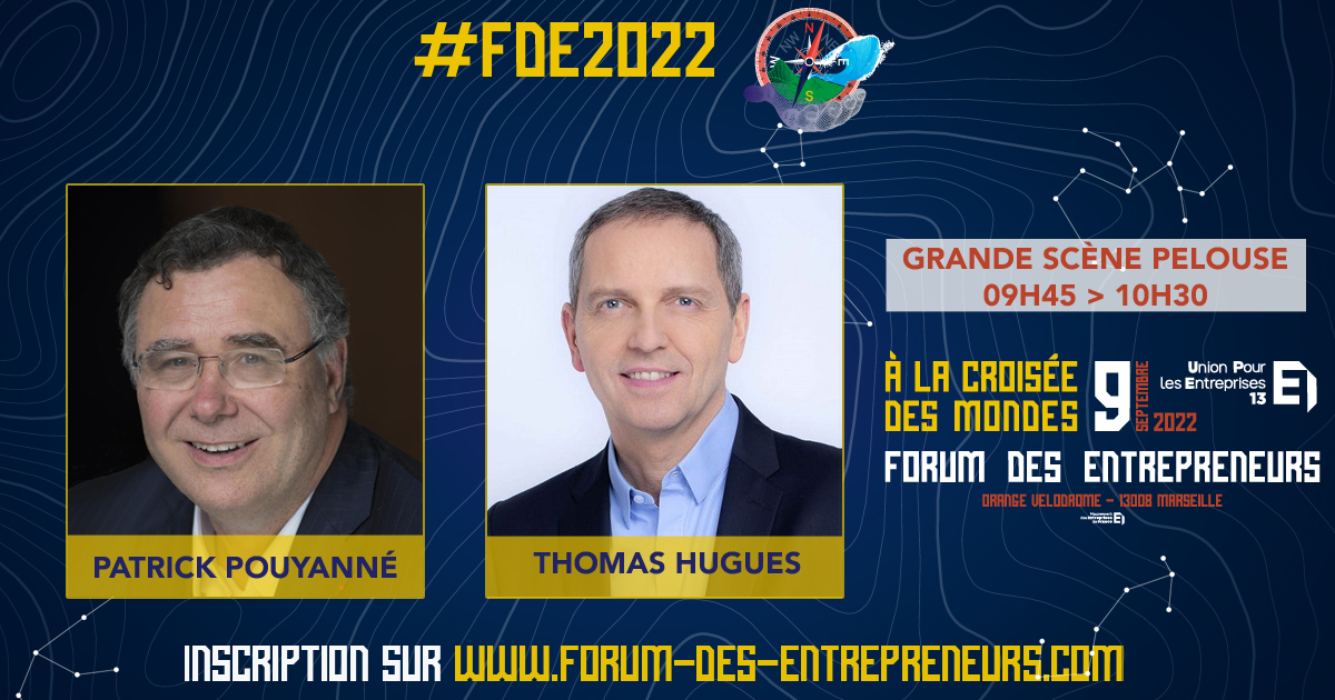 Upe 13 (@upe13_) on Twitter photo ⚡#FDE2022 • Inscrivez-vous à l'échange exclusif entre <a href="/PPouyanne/">Patrick Pouyanné</a>, pdg <a href="/TotalEnergiesFR/">TotalEnergies France</a>, & Thomas Hugues (@mediathom), journaliste <a href="/B_SMART_TV/">B SMART 4Change</a>, de 9h45 à 10h30👉bit.ly/3zR9ep8. 📅RDV le 9 sept. à <a href="/orangevelodrome/">Orange Vélodrome 🏡</a> pour participer au 22e Forum des Entrepreneurs !⌚ ⚡#FDE2022 • Inscrivez-vous à l'échange exclusif entre <a href="/PPouyanne/">Patrick Pouyanné</a>, pdg <a href="/TotalEnergiesFR/">TotalEnergies France</a>, & Thomas Hugues (@mediathom), journaliste <a href="/B_SMART_TV/">B SMART 4Change</a>, de 9h45 à 10h30👉bit.ly/3zR9ep8. 📅RDV le 9 sept. à <a href="/orangevelodrome/">Orange Vélodrome 🏡</a> pour participer au 22e Forum des Entrepreneurs !⌚