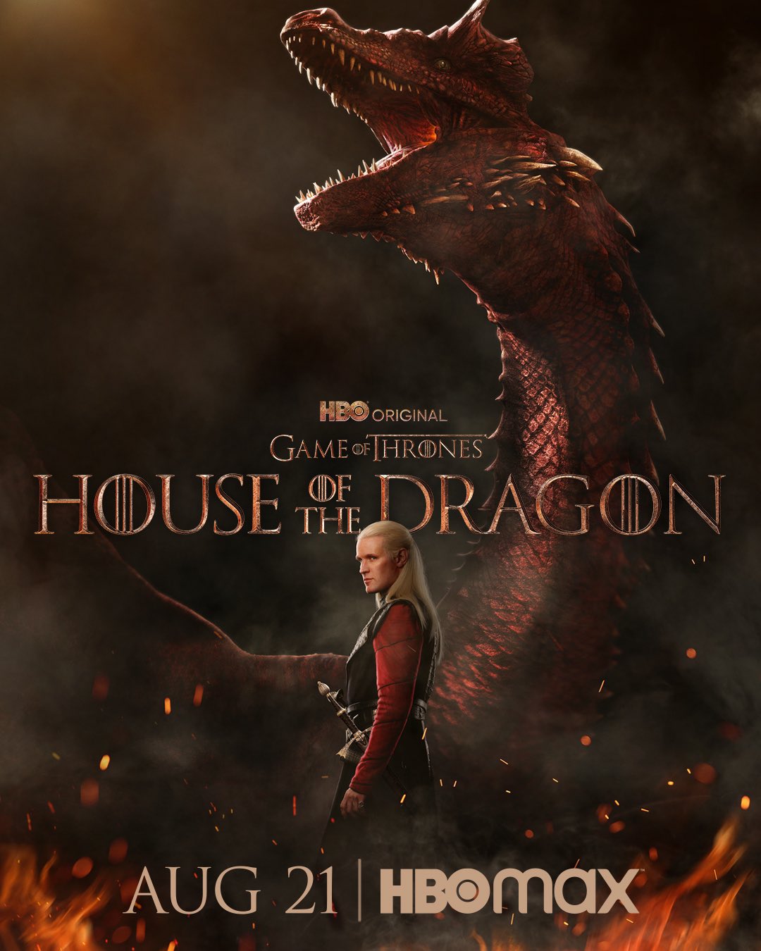 House Of The Dragon Brasil - Só mais 31 DIAS para o reinado dos dragões  começar 🐉❤️‍🔥 #HouseOfTheDragon chega dia 21 de Agosto, na HBO e HBO Max