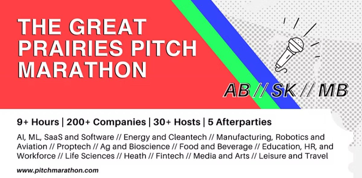 Join Kanin's team for the #GreatPrairiesPitchMarathon happening this Thursday, August 18th from 8am to 5pm MST. Over 200 Prairies-based companies, will be pitching on a variety of topics, ranging from #cleantech and #energy to #fintech.

Learn more: bit.ly/3w8mB3m