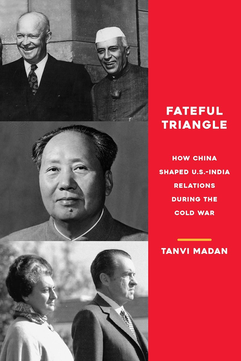 BrookingsChina's tweet photo. To assess the fate of the US-India-China triangle in the future, you have to understand its past. Buy your copy of #FatefulTriangle โ a must-read book by @tanvi_madan โ today: https://t.co/LEhNFPtrLZ https://t.co/jLfaeRL9MA