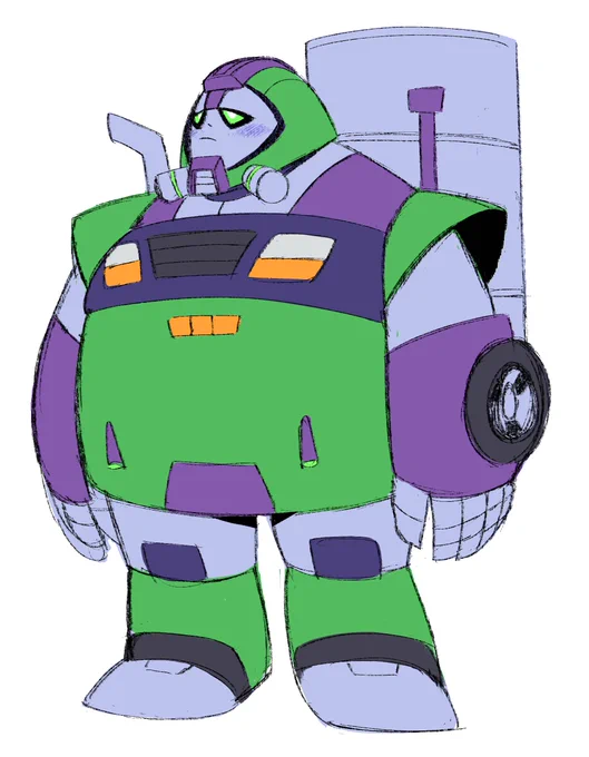 The awesome  has pretty much drawn all of my TF girls at this point. Think it'd only be fair if I drew their OC, "Fumes" in return!  