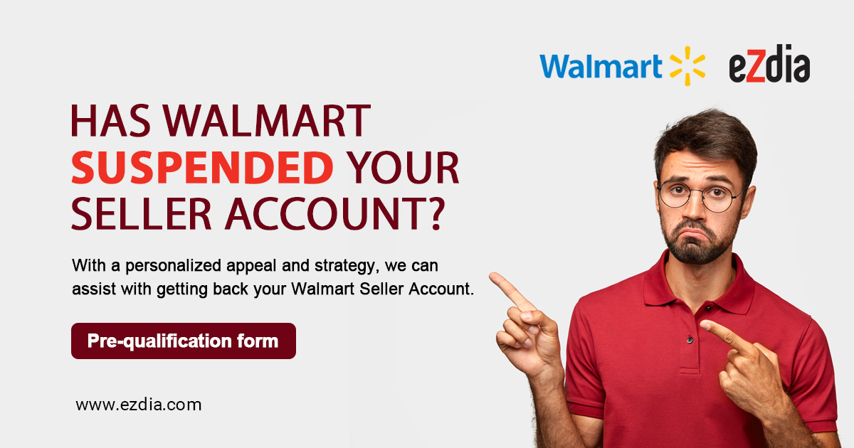 eZdia's tweet photo. Has walmart suspended your seller account?

With a personalized appeal and strategy, we can assist with getting back your Walmart Seller Account.

👉 Visit https://t.co/TjyA8GF4tB to complete the pre-qualification form.

#walmart #ecommerce #walmartmarketplace #amazonfba https://t.co/iEiGaJmdtx