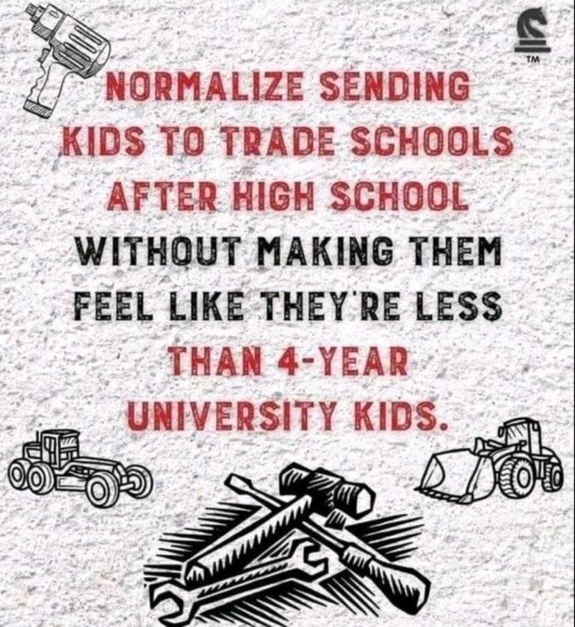 KBroHappyApp's tweet photo. A 4-year college may not be the right path for every kid, and that is okay! Whatever path is the best choice for your child is the right path :) #parenting #parentingteens #parentingteensmentalhealth #teenmentalhealth #mentalhealth #kbrocares #yourok https://t.co/BLNSrnwW94