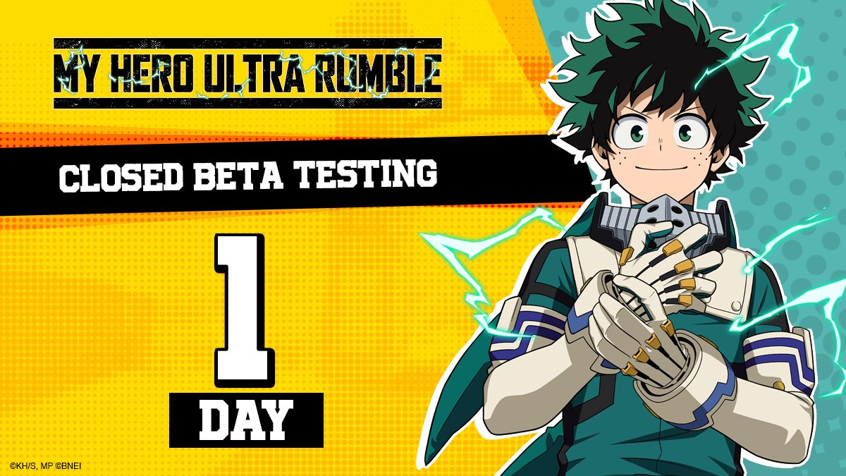 MY HERO ULTRA RUMBLE on X: 📣 Tomorrow's the day to GO PLUS ULTRA