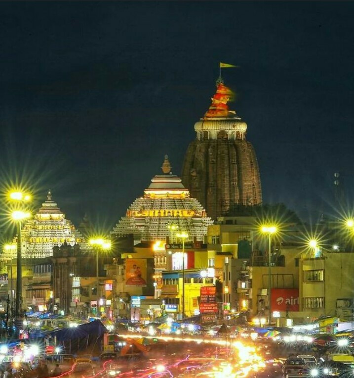 Priyamvada227s's tweet photo. The Magnificent View of Shree Jagannath Dham Puri Odisha. https://t.co/5woIkijAdb