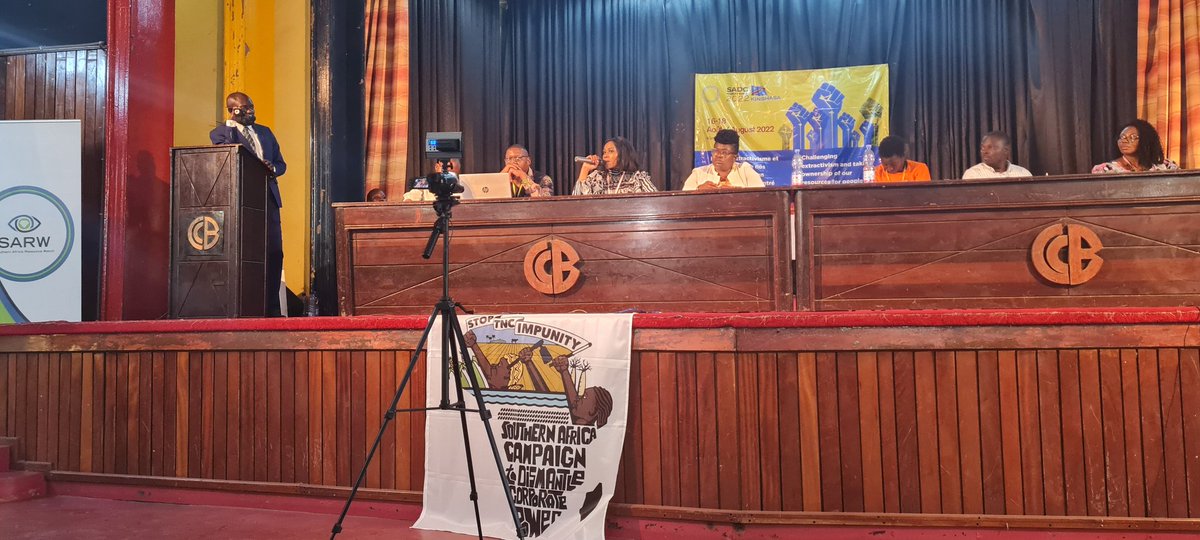 Youth living in mining areas do not have equal oppurtunities to explore mining activities. SADC must create oppprtunities for youth to address poverty and inequality. SADC People Summit 2022