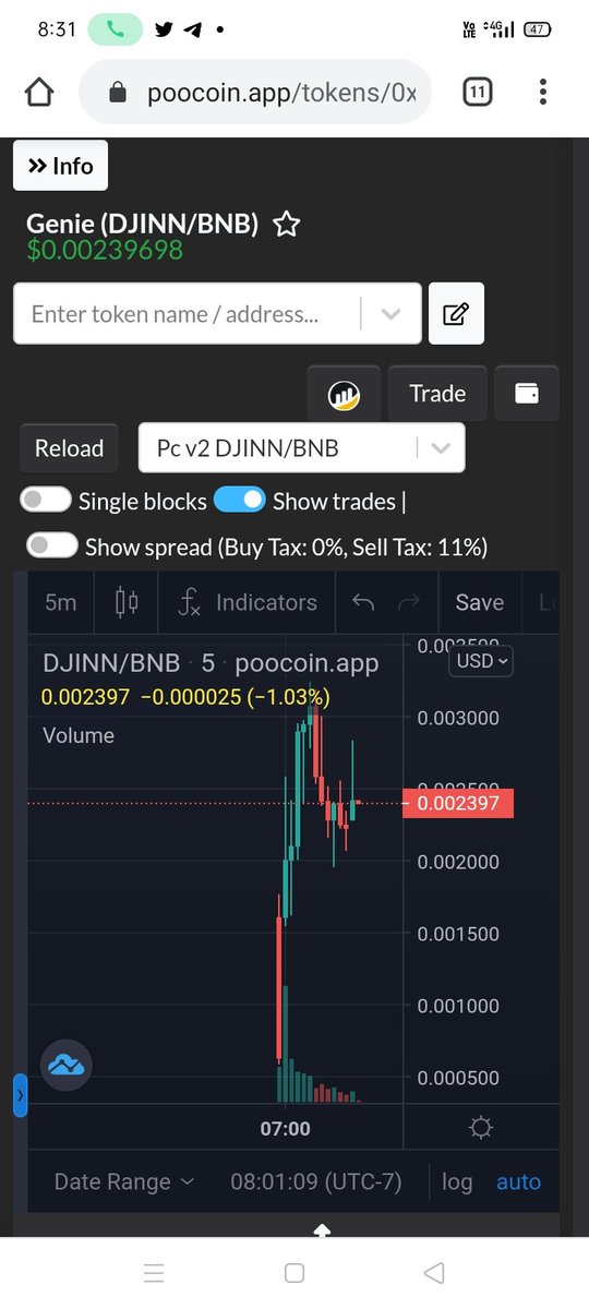 Kingcrypto26's tweet photo. $DJINN 

Launched some times ago and looks good.expecting good profit in this.

Join our comunity on telegram https://t.co/pineWeMlWT

#bitcoin #ETH #altcoin
#BSC #BSCGems #BSCGemAlert
#Web3 #NFTCommumity
#NFTs #NFT #Crypto
#Cryptocurency
@DjinnToken https://t.co/me8WFa2AhS