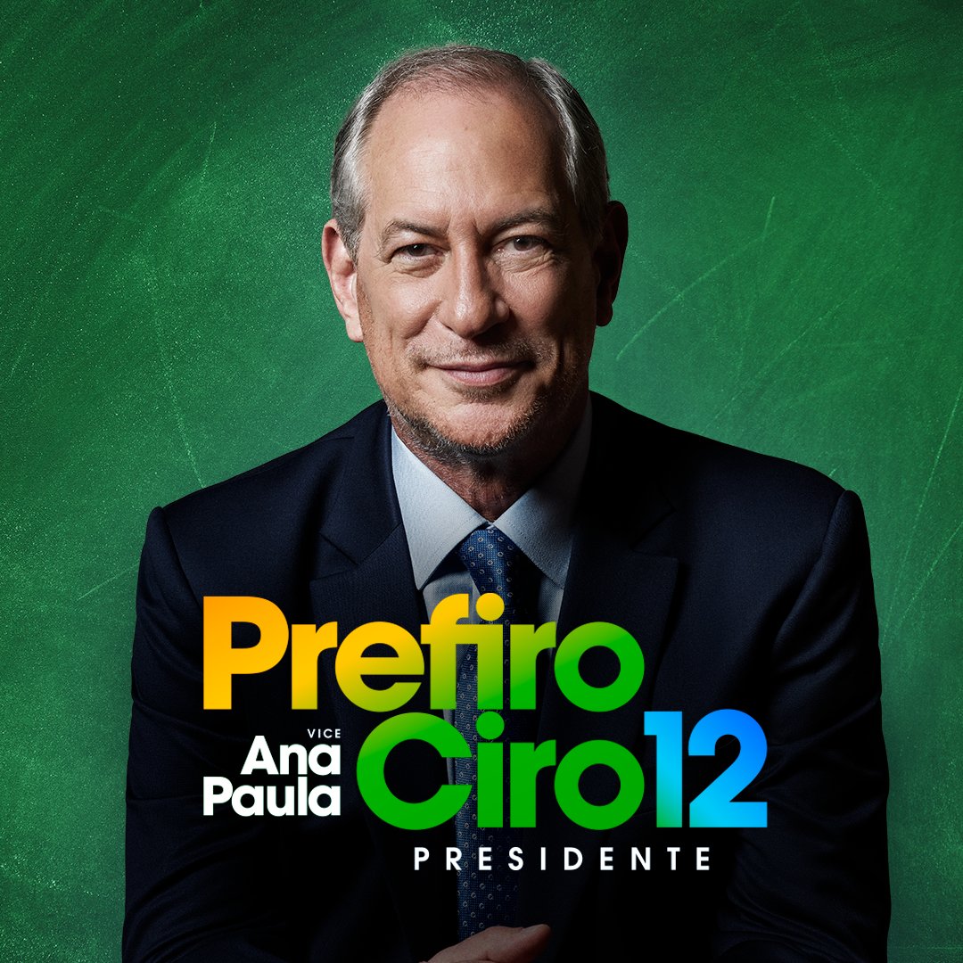 cirogomes's tweet photo. E aí, gostaram da nova foto de perfil? 😄 #CiroPresidente12 https://t.co/0rbm11zFqg