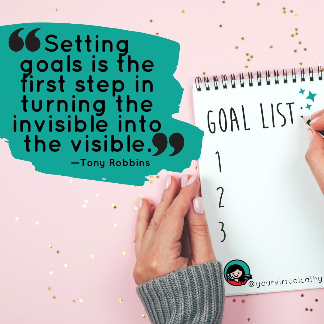 TheVirtualCathy's tweet photo. Just because you can't see your goals, doesn't mean they aren't there. Keep moving forward and believe in yourself! 

What 3 goals do you have for the week? 

#gogetit #hustlemode #goalsetter https://t.co/zi2QgPUiX9
