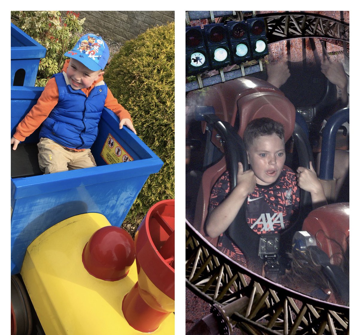 SCI2779's tweet photo. @MerlinapUK Then- Duplo Train!
Now- Rita! #NationalRollerCoasterDay https://t.co/ejG3LFXsnp