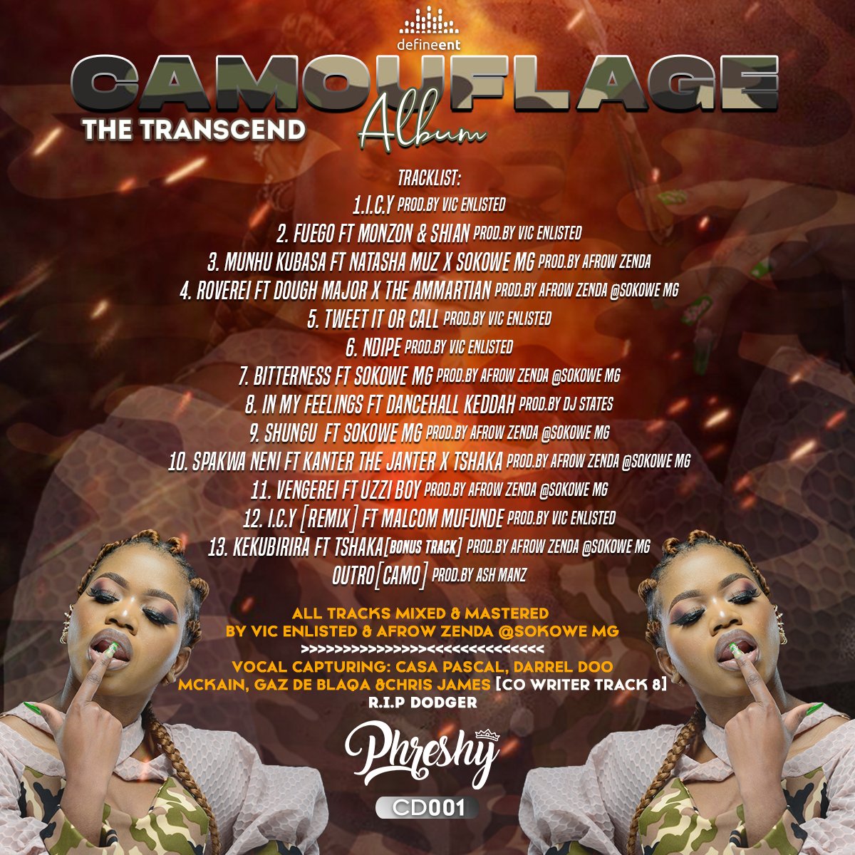 Shout out to <a href="/DoughMajor/">Mambo VemaTavern</a> <a href="/theeammartian/">Shaznay Wood</a> <a href="/NatashaMuzZW/">NatashaMuz</a> <a href="/kanterthejanter/">kanter the janter</a> <a href="/TshakaGallis/">Tshaka_Gallis</a> <a href="/MalcomMufunde/">Malcom Mufunde</a> <a href="/sokowe_mg/">Sokowe Music Group</a> <a href="/uziboymusic/">Uziboy Music</a> @monzon <a href="/shian/">歩々【てくてく】</a> @dancehallkeddah for featuring

Production Creds: <a href="/vktaenlisted/">Victor Enlisted Mhonde</a> <a href="/sokowe_mg/">Sokowe Music Group</a> <a href="/ashmanz/">ashley manz</a> <a href="/DjstatesKe/">DjStates</a>

Stream here
audiomack.com/phreshyzw/albu…