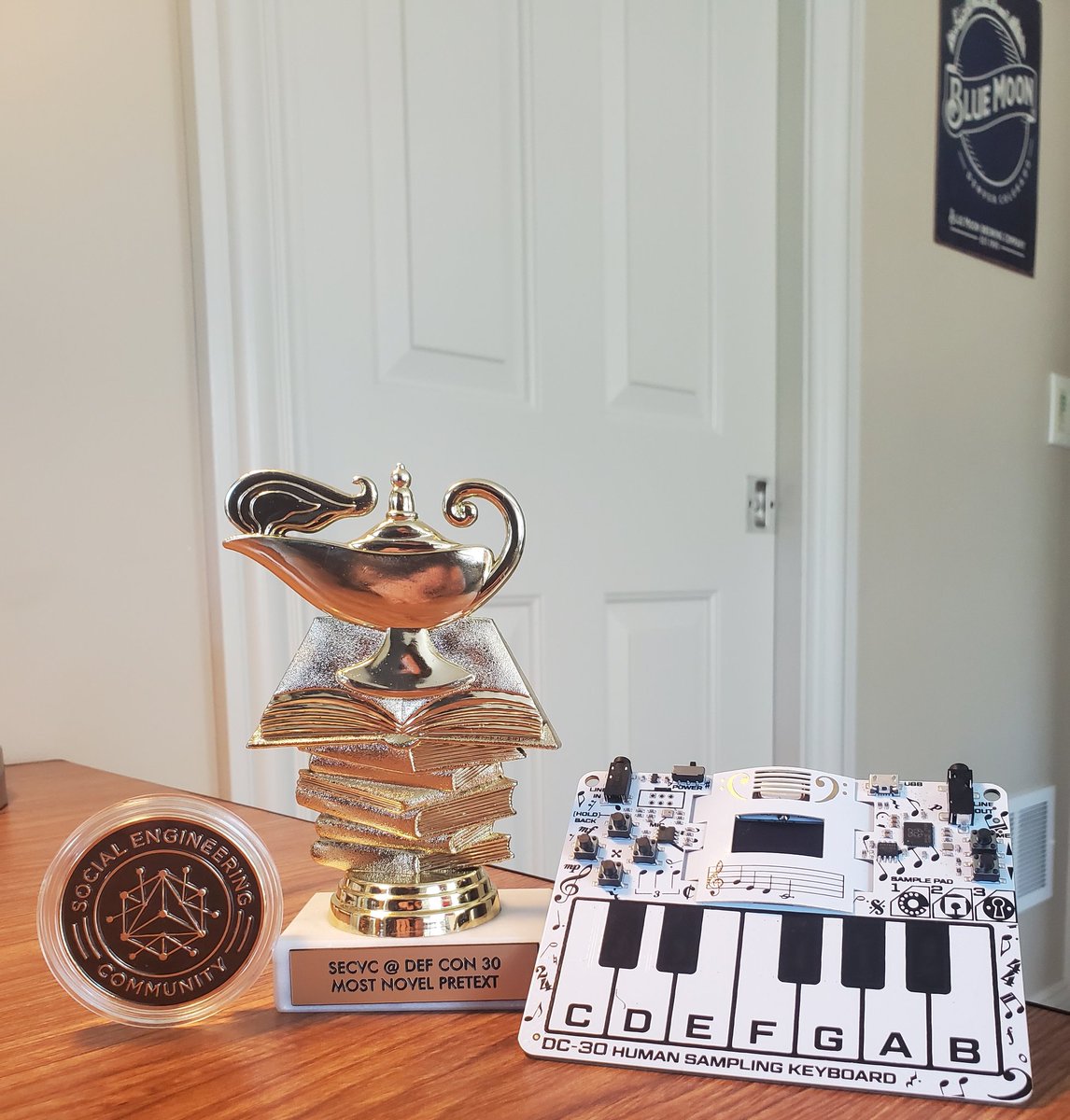 Max_Gruenberg's tweet photo. Back from my first @defcon! Thank you to everyone who helped put on such an amazing event. Special shout out to @_sn0ww, @JC_SoCal &amp; the rest of the @sec_defcon community as well! Met so many great people there this weekend, far too many to tag. Stay in touch &amp; see you next year! https://t.co/U12LiuClsy