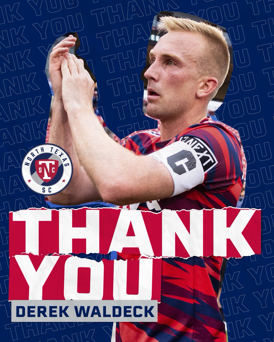 An end of an era. 

For your countless efforts on and off the field, Thank you <a href="/derek_waldeck4/">Derek Waldeck</a> ❤️ 

📰 fcdallas.com/northtexassc/n…

#ThankYouDW18