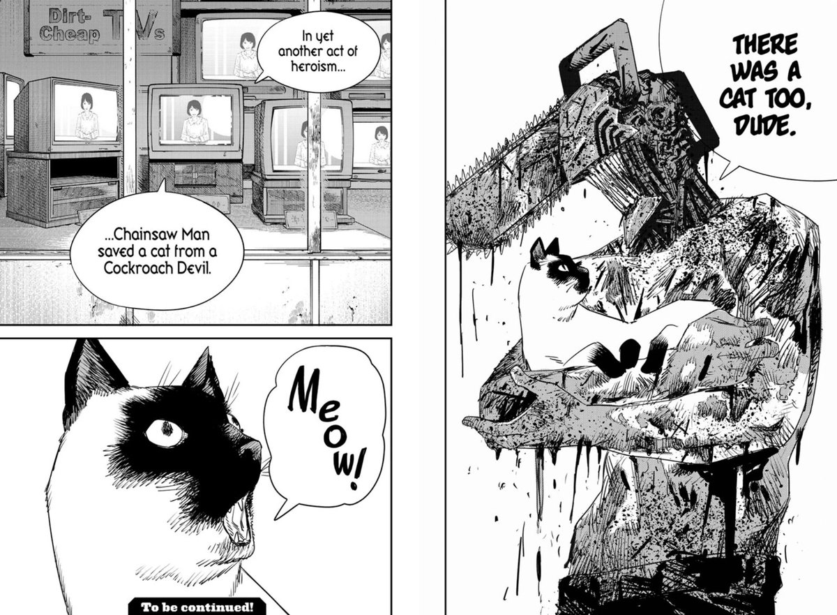 DenjiUnleashed's tweet photo. Empathy, Empathy, Empathy, spotlighting this considerate side Denji is the perfect way to bring him back! I love this side of him SO MUCH https://t.co/j5H3reUyPN