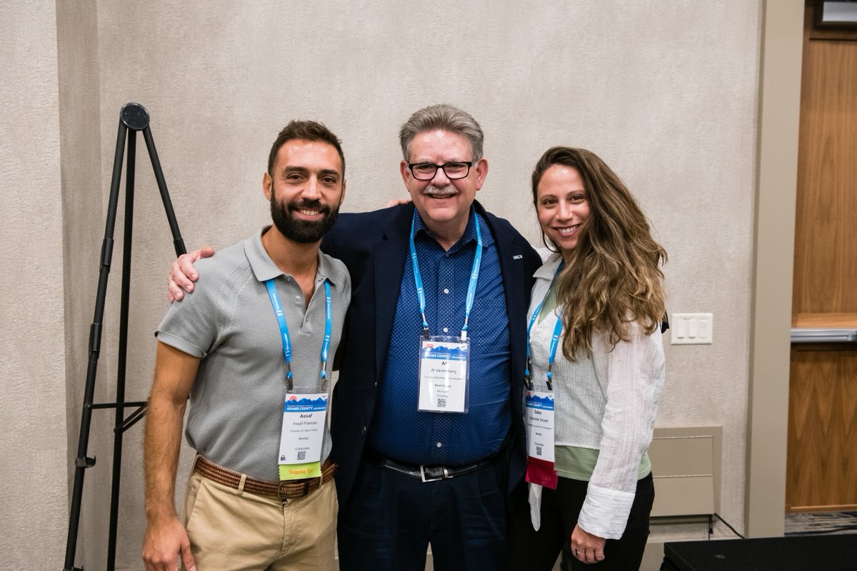 Zencityio's tweet photo. What an achievement to join #localgov leaders who implement our solutions into their communities.
@assaffrances shared the stage with the @NationalCivic's Doug Linkart, @Tiffany16753284, &amp; @AlVanderberg at the @NACoTweets Conference!
#NACO #CivicEngagement https://t.co/yIwU14RR9c