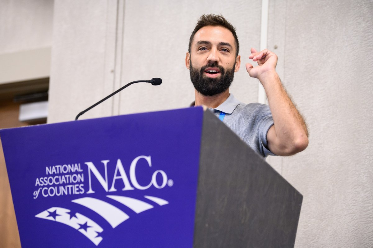 Zencityio's tweet photo. What an achievement to join #localgov leaders who implement our solutions into their communities.
@assaffrances shared the stage with the @NationalCivic's Doug Linkart, @Tiffany16753284, &amp; @AlVanderberg at the @NACoTweets Conference!
#NACO #CivicEngagement https://t.co/yIwU14RR9c