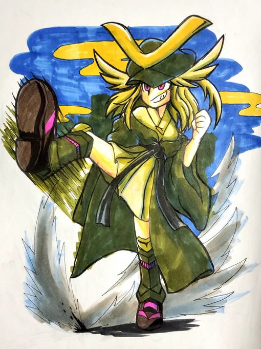 #創作ケンカキック 