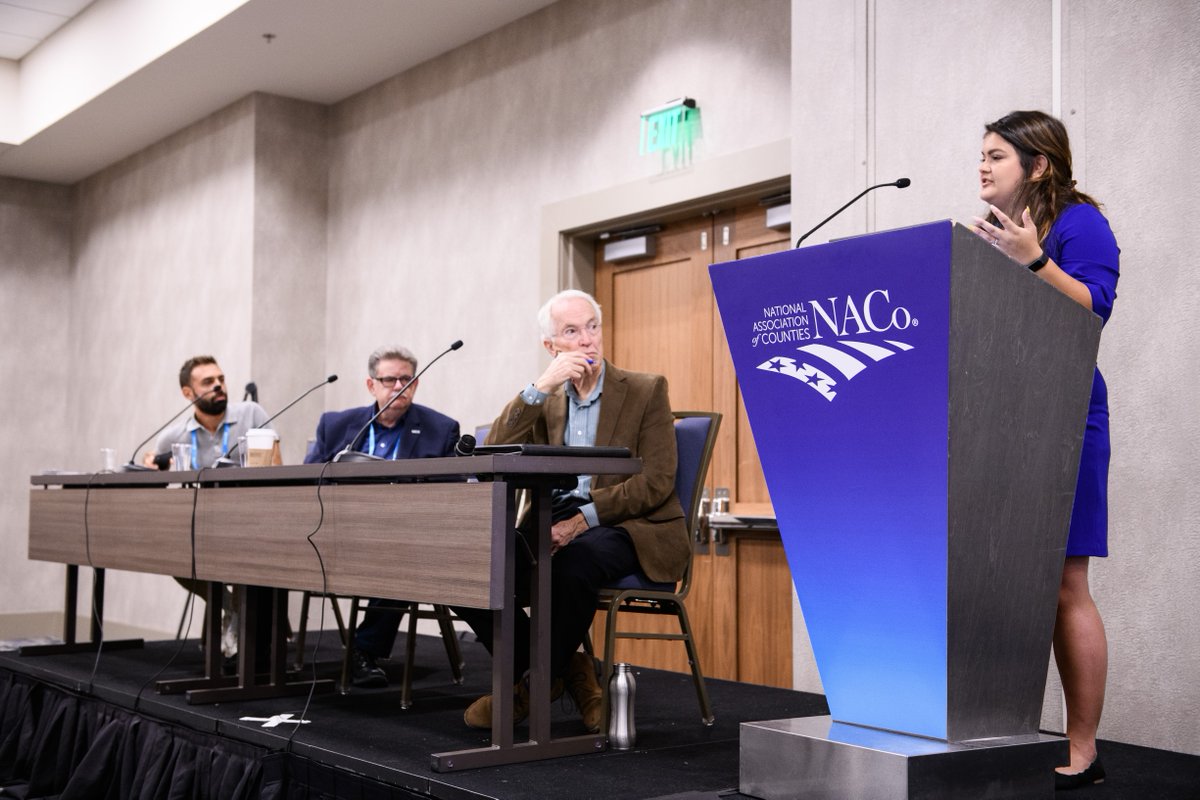 Zencityio's tweet photo. What an achievement to join #localgov leaders who implement our solutions into their communities.
@assaffrances shared the stage with the @NationalCivic's Doug Linkart, @Tiffany16753284, &amp; @AlVanderberg at the @NACoTweets Conference!
#NACO #CivicEngagement https://t.co/yIwU14RR9c
