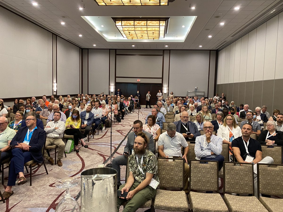 JamieMcGarvey1's tweet photo. Packed House for the session “Addressing the Housing and Homelessness Crisis” #AMO2022
Thank you to everyone who attended. https://t.co/ikJOTBcHtW