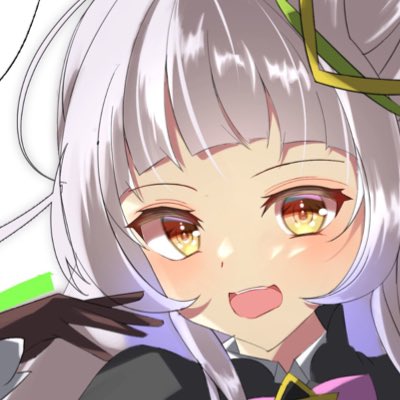 紫咲シオン 「#新しいプロフィール画像 」|くのもちのイラスト