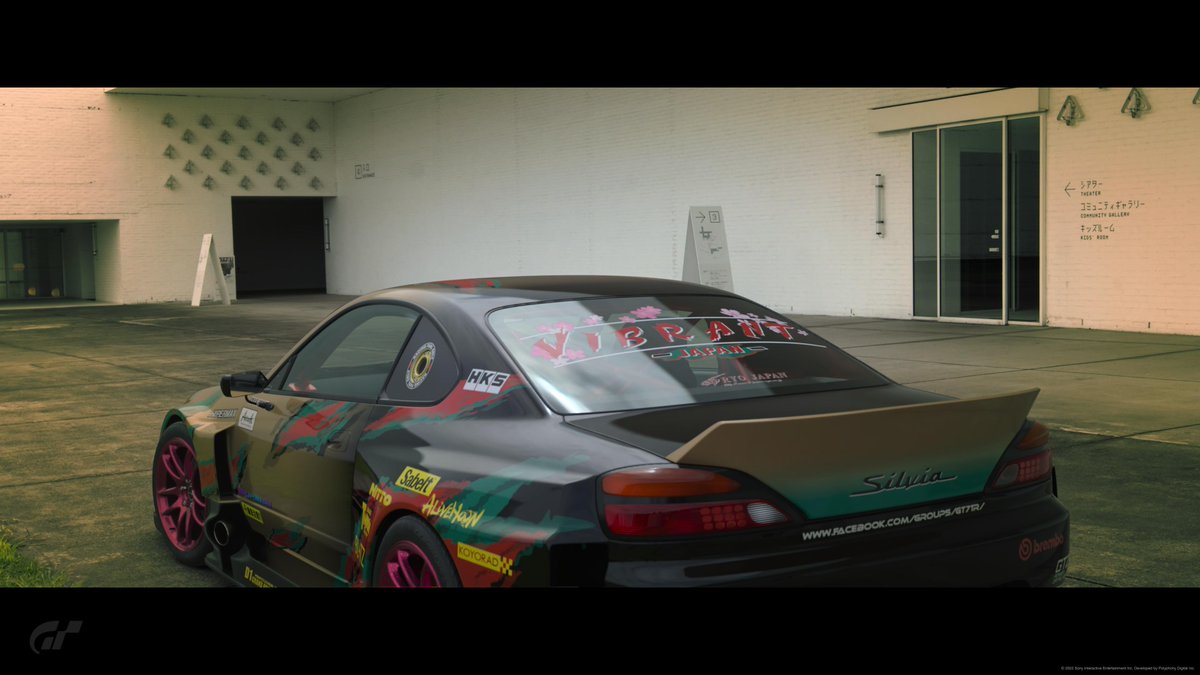 EzumeModesto's tweet photo. #PS5Share, #GranTurismo7 #ModestoDesigns #Custom #Livery #Design #GT7 #scapes #photo #Nissan #s15 #Drift https://t.co/5ejsp7MfdI