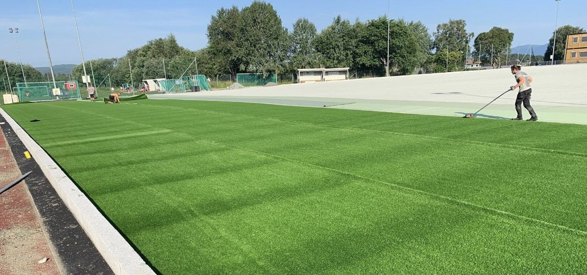 Banen begynner og ta form  ⚽️☺️😀