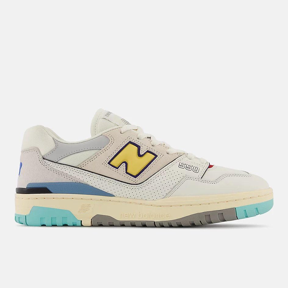 CDNnotify's tweet photo. The New Balance 550 'Sea Salt Yellow' is still available on New Balance CA

https://t.co/UhaZsoFjNa https://t.co/w6eL9dXVyp