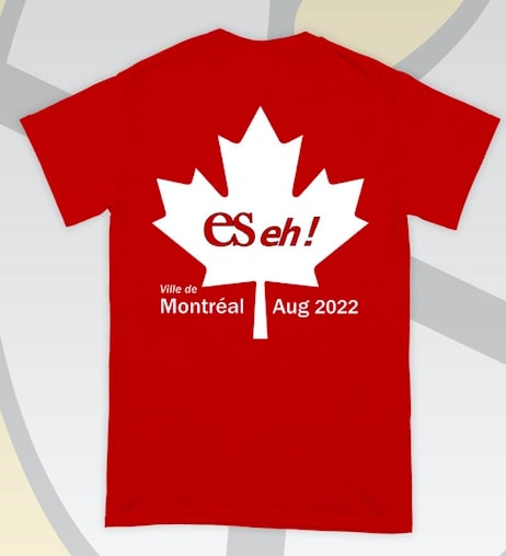 ecotheory's tweet photo. Wondering why Canadians say "eh!" ? Air Canada lost your luggage? 

Buy a t-shirt, be clothed and informed at the Canada chapter table exhibit hall today 200-630pm!! 
#ESA_CC #ESA2022 #CSEE2022

Prepayment option at 
RED: https://t.co/VBYuIzzbVk

WHITE: https://t.co/4DTfciQyuw https://t.co/uF3TAWzi1l