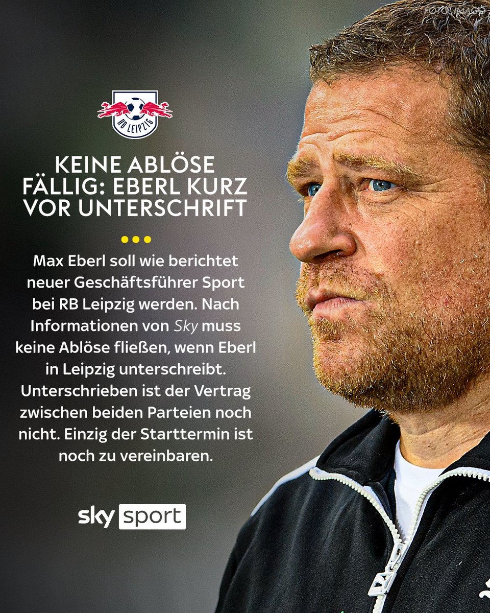 SkySportDE's tweet photo. Freie Bahn für Max Eberl! 📝

Warum M'gladbach bei diesem Deal 10 Mio. Euro spart, erfahrt Ihr hier: https://t.co/dsrFWZSofr

#skybuli https://t.co/HaioALNgTk