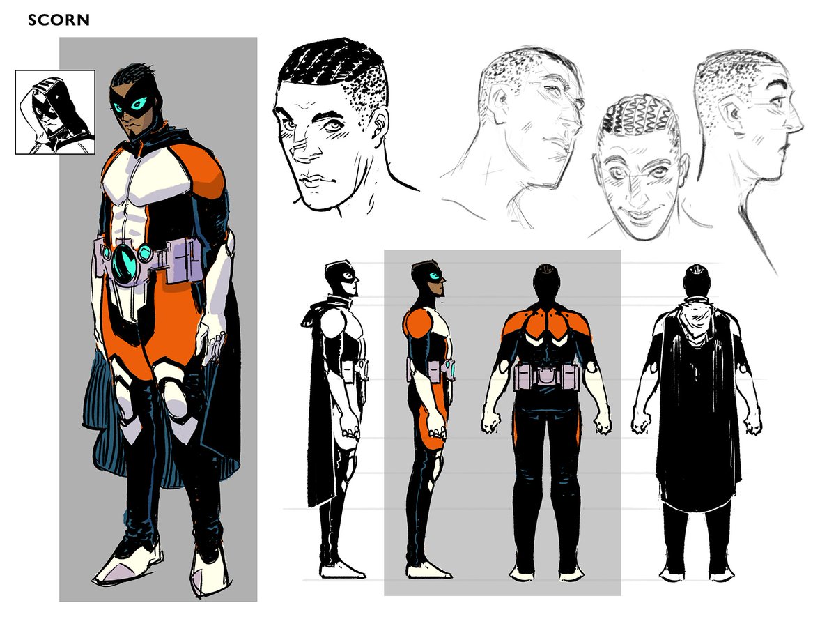 I'm still baffled by the fact that I got to design a whole cast of characters for @DCComics!!  The entire process has been such a fulfilling joy 