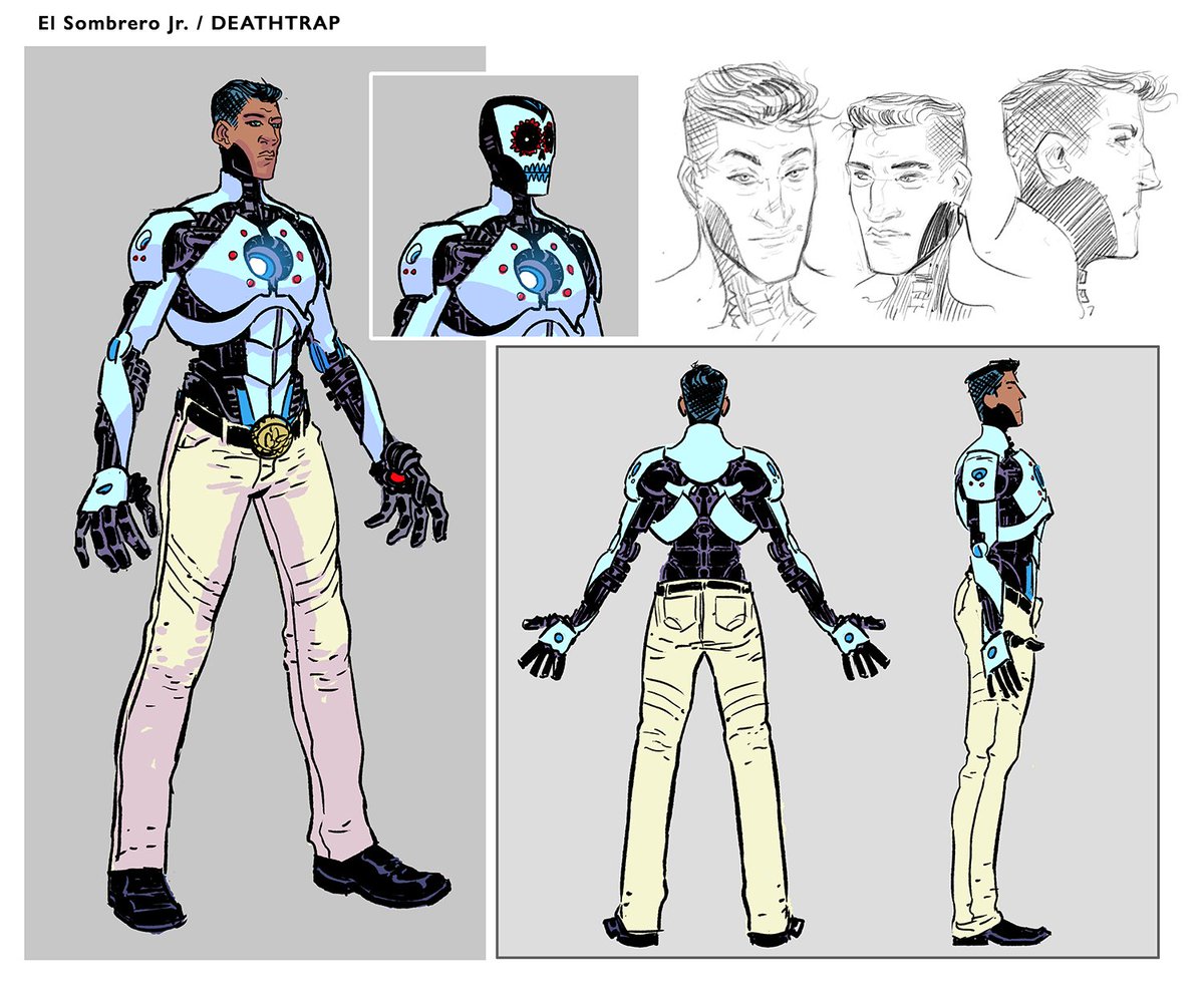 I'm still baffled by the fact that I got to design a whole cast of characters for @DCComics!! The entire process has been such a fulfilling joy