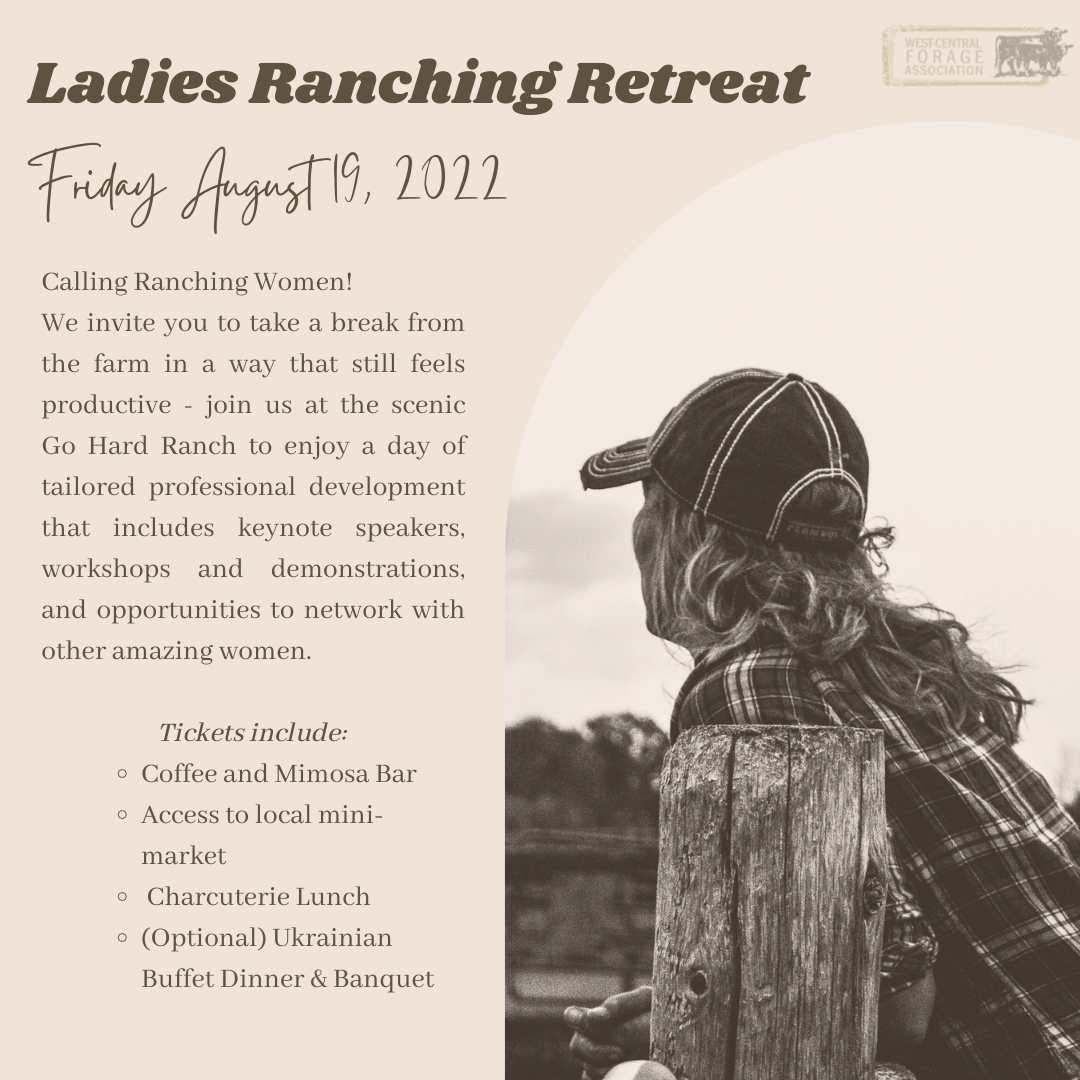 farmingforward's tweet photo. What are you doing Friday? We still have spots available for our Ladies Ranching Retreat: get your tickets today! https://t.co/lbONQGJRu4 https://t.co/0AIATZXHZ5