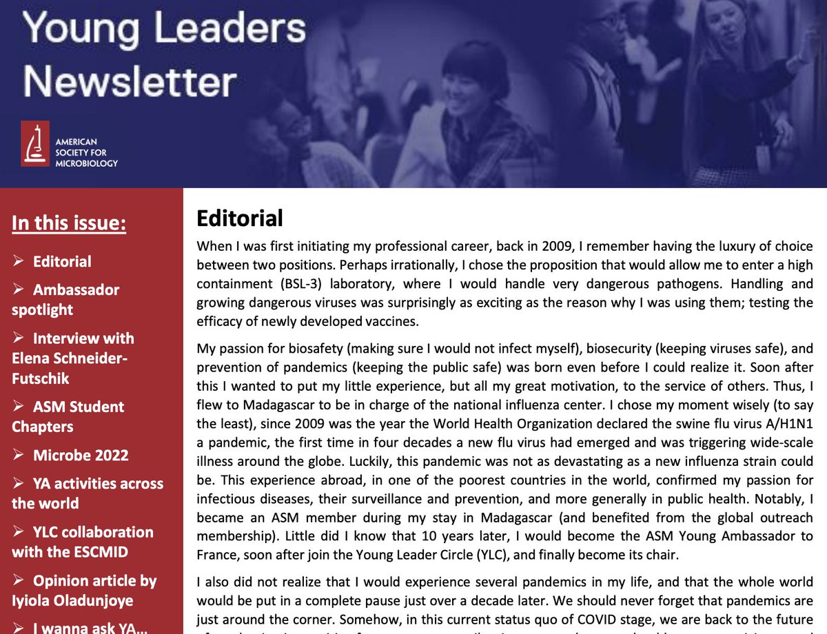 ASM Young Leaders Circle tweet media