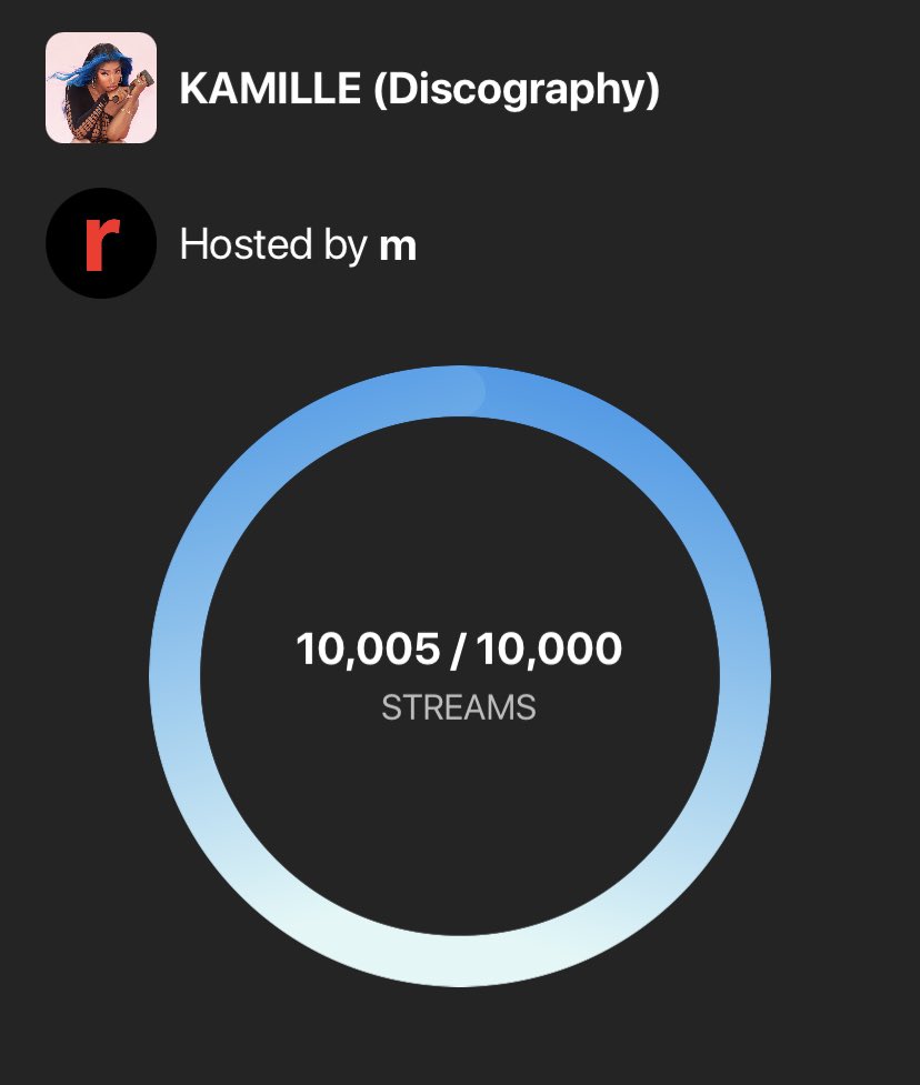 uptonjareau's tweet photo. Holy shit! In 4 days, we managed to get 10k streams even though we had a goal of 1k. Shout out to my twin for being number 2 <3 @simz_52x thanks to everyone who streamed - go follow @KamilleXX on Spotify. Congrats angel, we did this all for you 💕 #StreamWeightLoss https://t.co/2rpubEeFXT