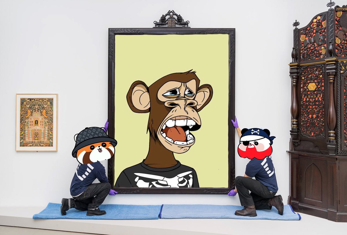 icebagz_'s tweet photo. Entries end at 12 est to win the bored ape. (33 min) 
Mint now at https://t.co/ABwqdBRH91 to win additional entries before then. 

I'll do a full recap of Pandamonium tomorrow but huge thank you to everyone involved and everyone that came out. https://t.co/cCdssNZlvF