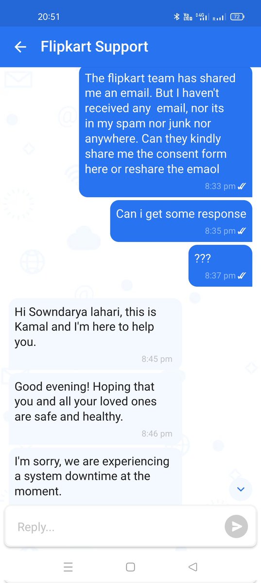 SoundaryaLahar9's tweet photo. The team. For heaven sake I don't want to keep waiting everyday 24hrs. I dint receive the email. I tried to inform.  Kindly help me ASAP @Flipkart @flipkartsupport @_Kalyan_K https://t.co/D25AEWF9Zu
