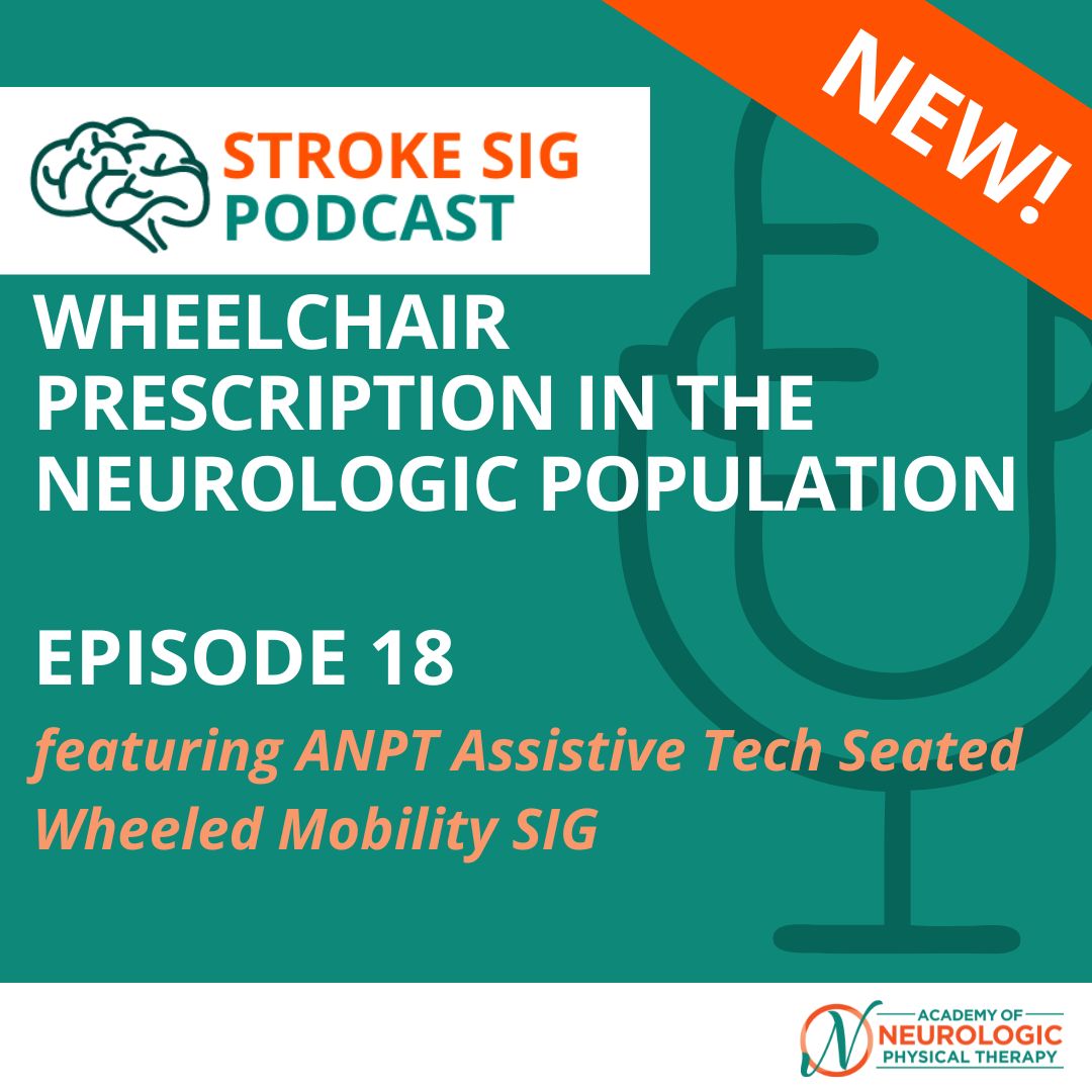 APTAAcademyofNeuroPT (@aptaneuropt) on Twitter photo The ANPT Stroke SIG just released a new podcast where they discuss wheelchair prescription for the neurologic population with the ANPT Assistive Technology/Seated and Wheeled Mobility SIG. neuropt.org/special-intere⦠<a href="/APTANeuroPT/">APTAAcademyofNeuroPT</a> <a href="/APTAStrokeSIG/">ANPT_Stroke SIG</a> <a href="/ANPT_ATSWMSIG/">APTA AT/ Seating and Wheeled Mobility SIG</a> The ANPT Stroke SIG just released a new podcast where they discuss wheelchair prescription for the neurologic population with the ANPT Assistive Technology/Seated and Wheeled Mobility SIG. neuropt.org/special-intere⦠<a href="/APTANeuroPT/">APTAAcademyofNeuroPT</a> <a href="/APTAStrokeSIG/">ANPT_Stroke SIG</a> <a href="/ANPT_ATSWMSIG/">APTA AT/ Seating and Wheeled Mobility SIG</a>