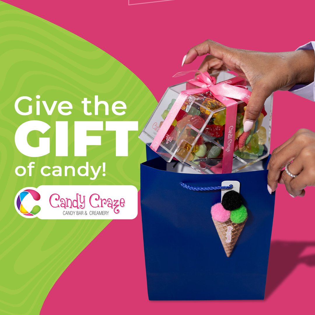 mycandycraze's tweet photo. Give the gift of candy!
Package your friends or family's favorite candy in our reusable candy bins, tied with a bow!
Call or visit us today! Our in-house team is ready to assist you!
#CandyBucket #CandyGift #MyCandyCraze #TheSweetLife #Fontana #ProgressivePlazaLiguanea https://t.co/9CxQBMM5XD