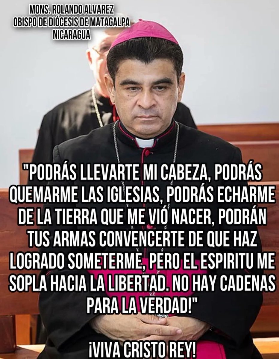 polymatheis's tweet photo. El Señor le dé su paz a los hermanos Nicaragüenses y la fortaleza del Espíritu Santo para seguir testimoniando la Fe. https://t.co/UQ4r3YoeWy