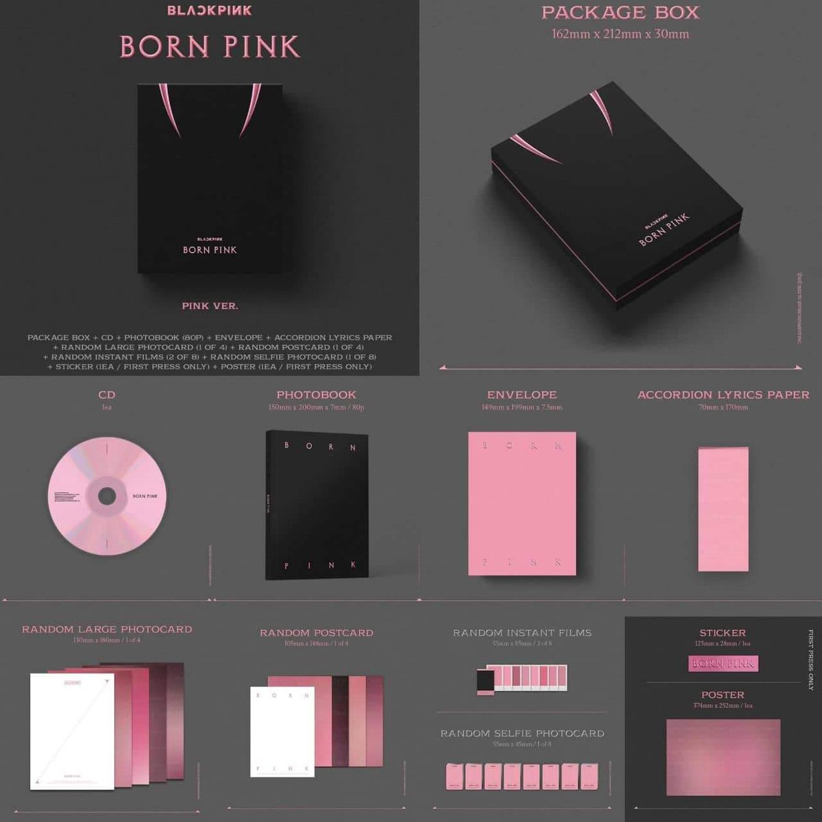 itsziacart's tweet photo. ✧*, wts lfb ph blackpink bornpink album↷ 🛒

● 860 ea 
● SEALED
● not onhand
● pay once all slots are taken
● 2-5 weeks eta ( after makaalis sa sokor)

mod: sco / flash / direct ggx
mop: gcash

tags : blackpink bornpink jennie lisa jisoo rosé 

#ziasells https://t.co/N61l2WHYHr