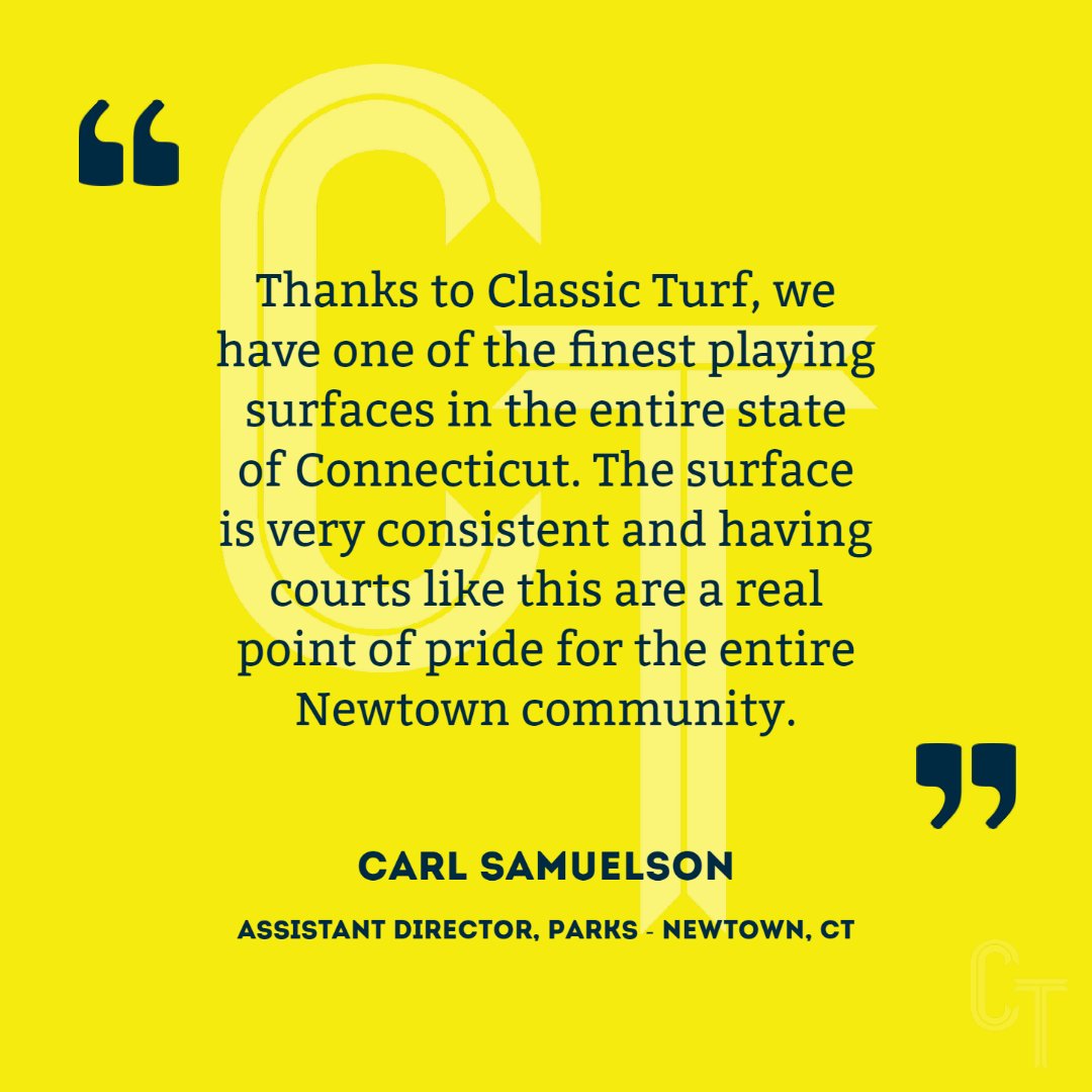 At Classic Turf, we're building more than surfaces: we're building experiences. 

We pride ourselves on building the world’s most durable and longest-lasting courts, tracks, and athletic fields. Check out what our clients are saying!

#sportsbuilders #classicturf #familyowned