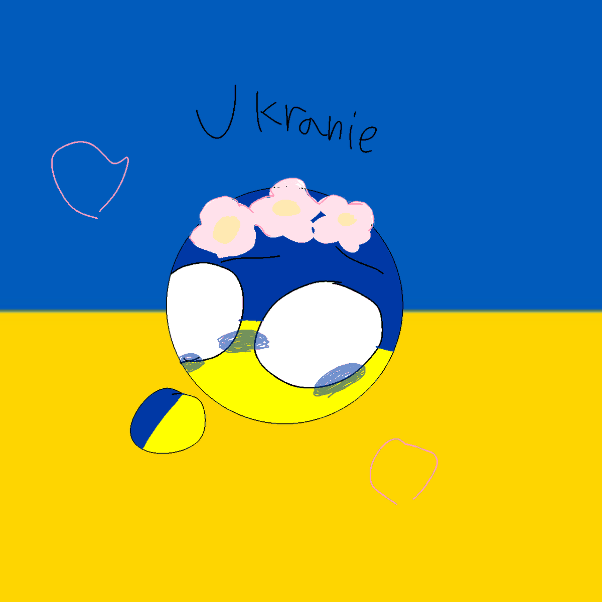 swedencounty's tweet photo. #countryball 🇺🇦Ukraine wish should I draw next? https://t.co/5sFm2mVkWn