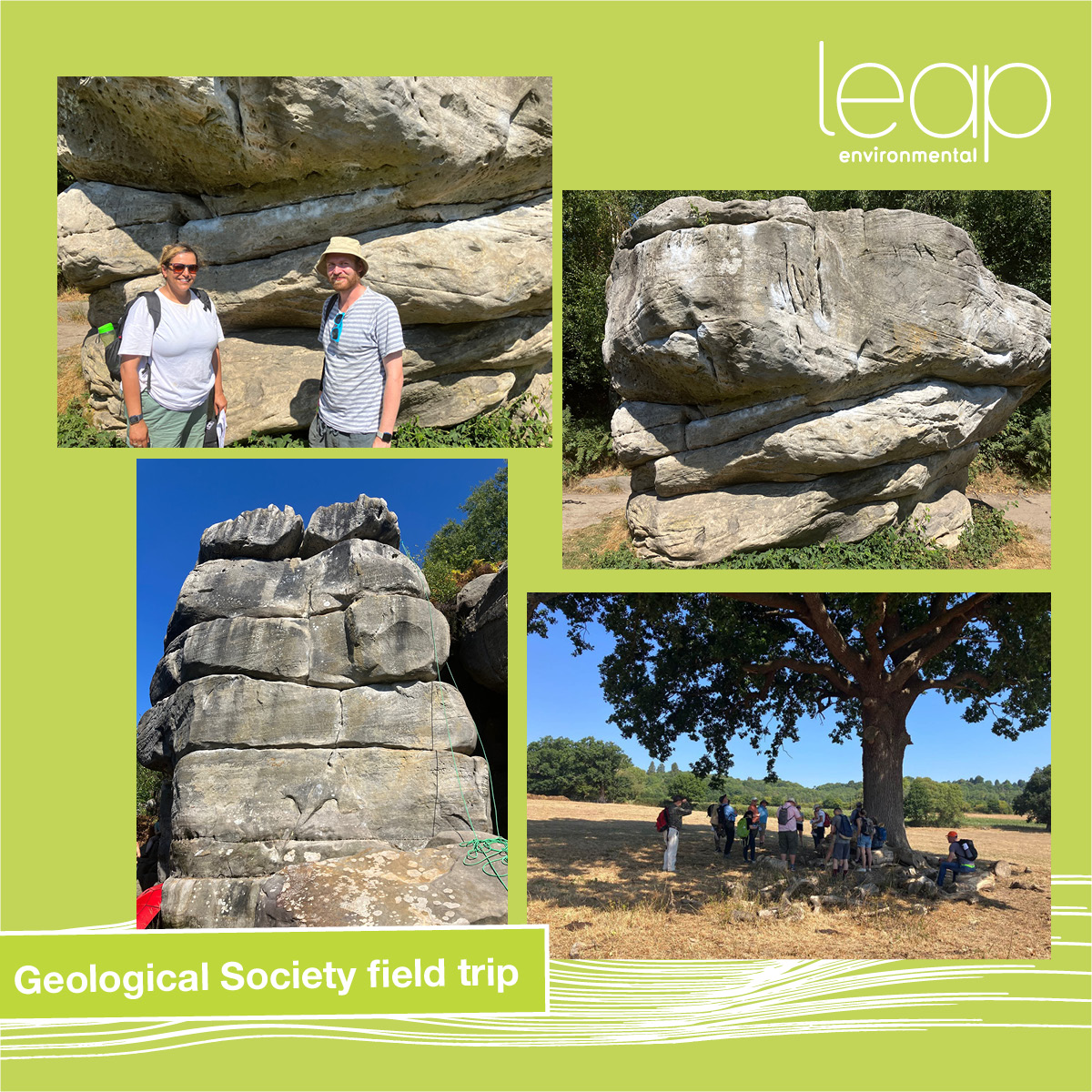 Last weekend Leap engineers joined the Geological Society on a field trip covering the engineering geology of the Lower Cretaceous, Tertiary and Quaternary geology of SE England. CPD doesn’t stop in a heatwave!

#engineers #geologicalsociety #fieldtrip #leapenvironemental